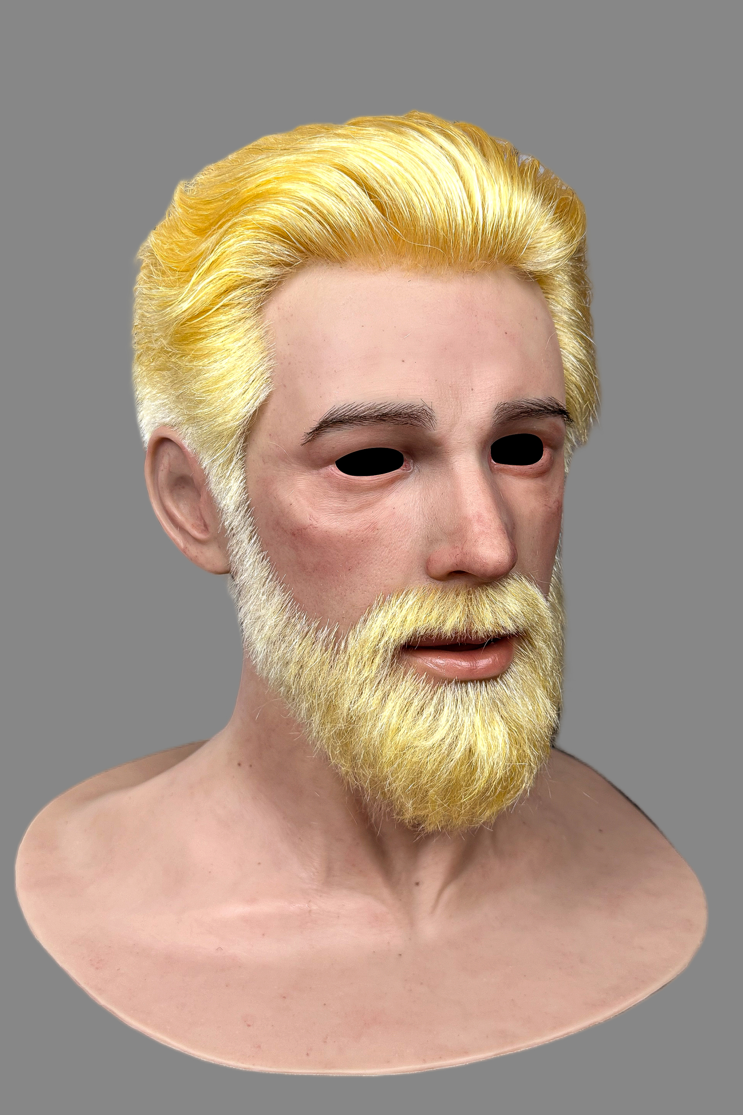 Sturgy Realistic Silicone Mask – Full Head Male Mask for Cosplay & Halloween