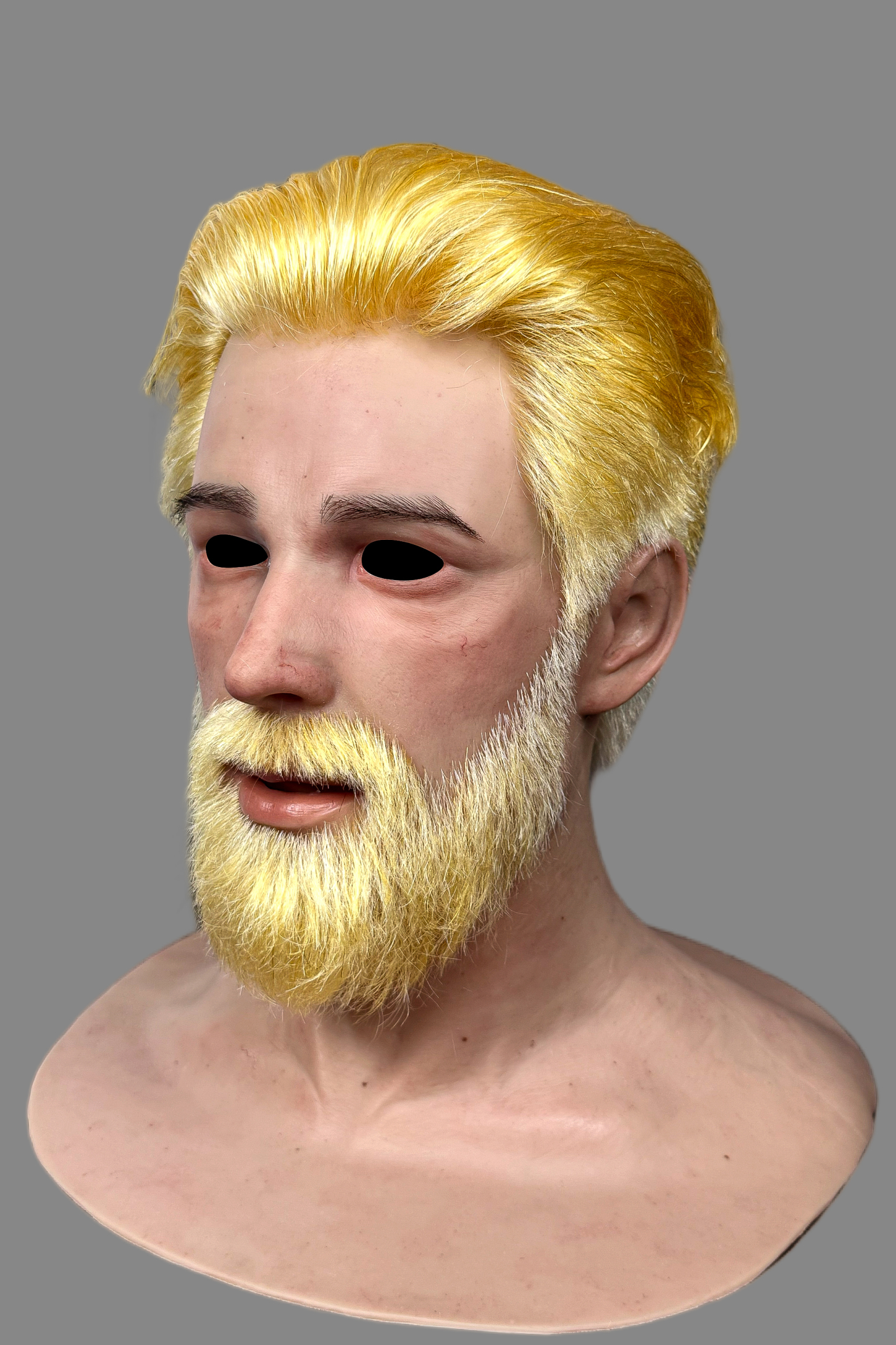 Sturgy Realistic Silicone Mask – Full Head Male Mask for Cosplay & Halloween