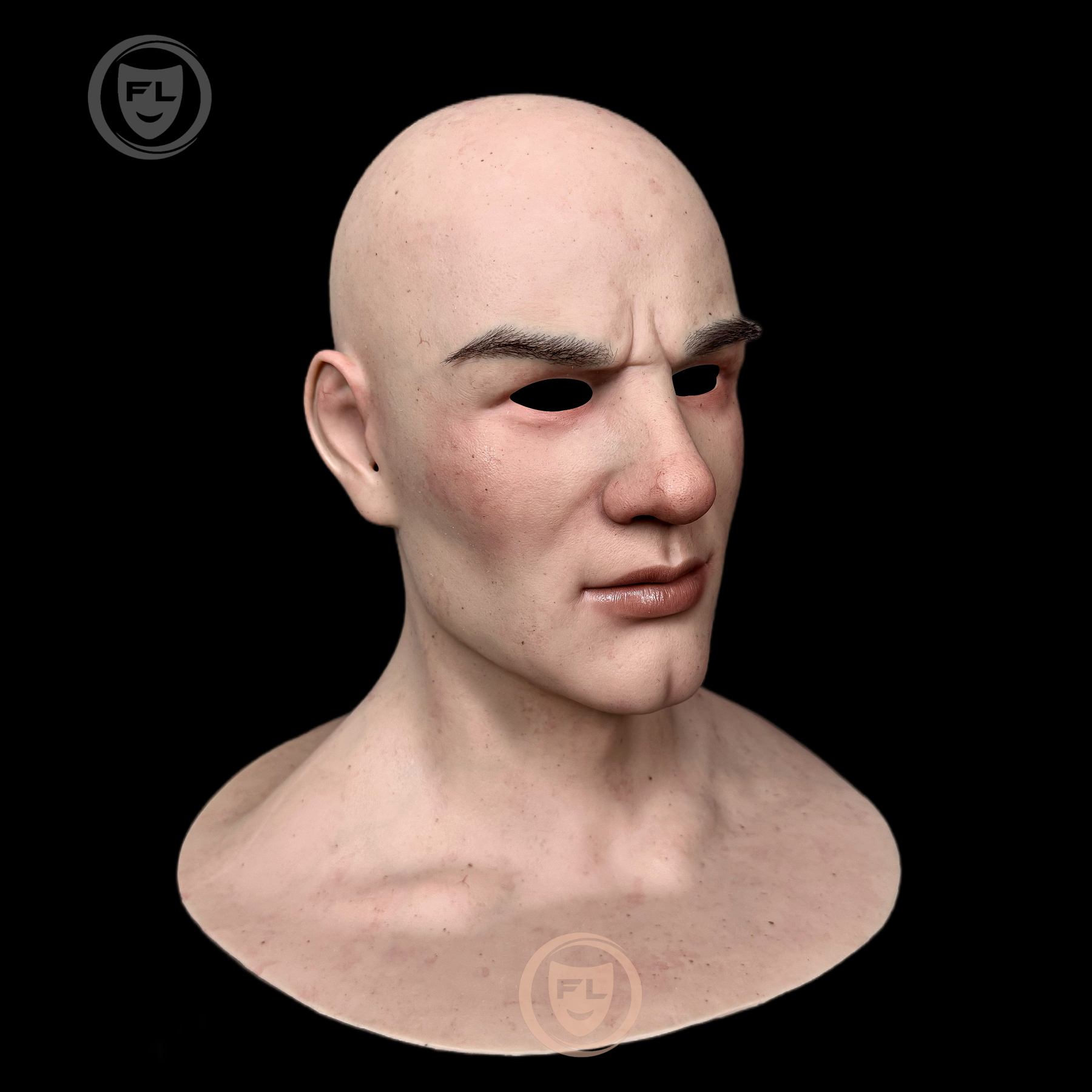 Hunter Ultra Realistic Silicone Mask | Full Head SFX Cosplay & Film Mask