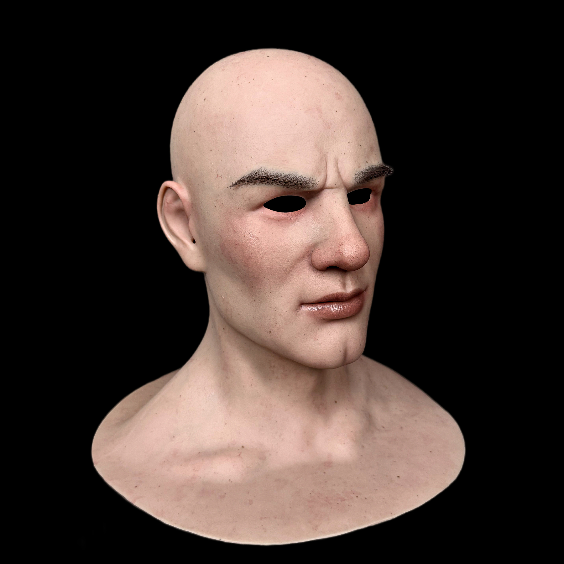 Hunter Hollywood SFX Silicone Mask - Ultra-Realistic Full Head Cover for Halloween/Cosplay/Film