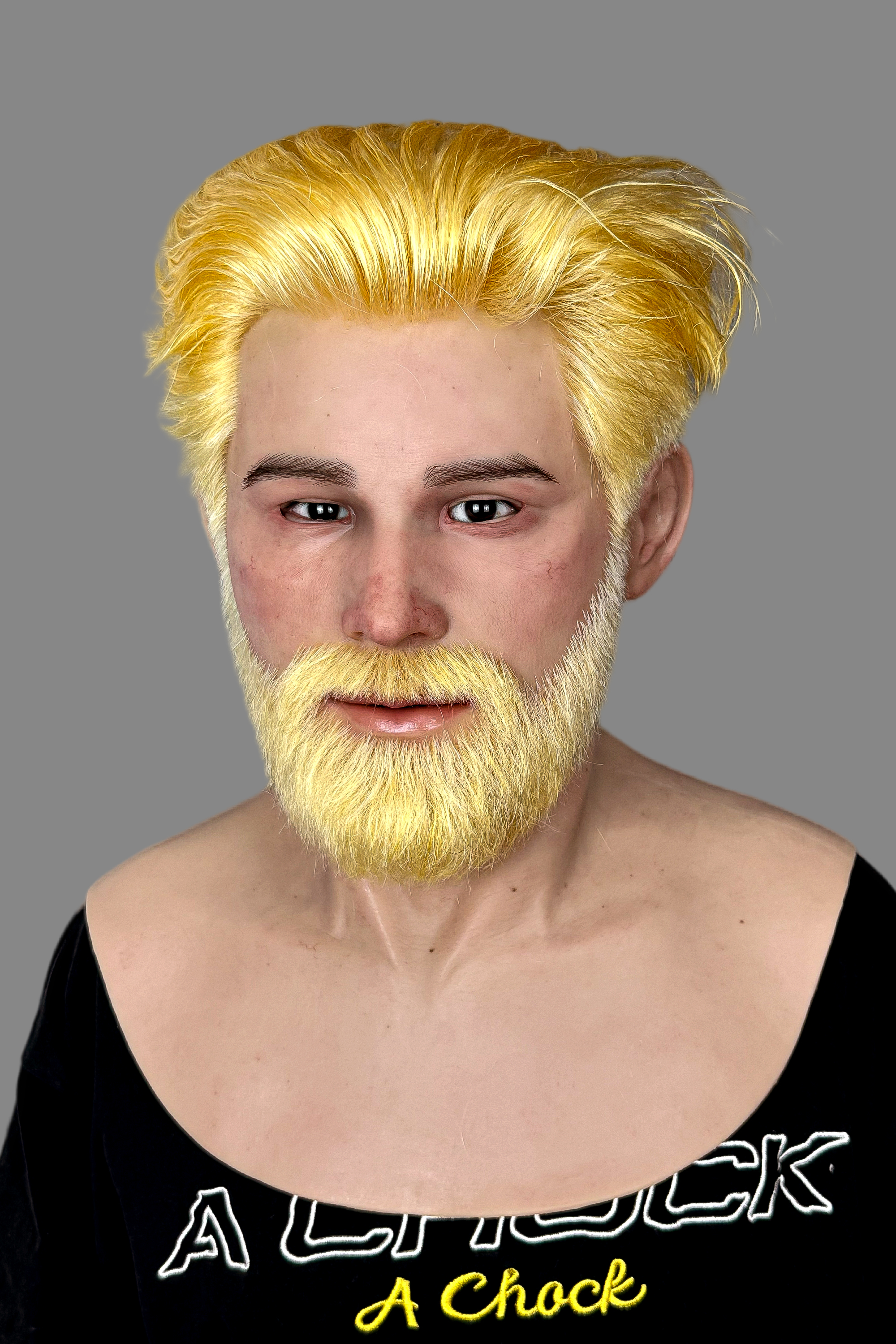 Sturgy Realistic Silicone Mask – Full Head Male Mask for Cosplay & Halloween