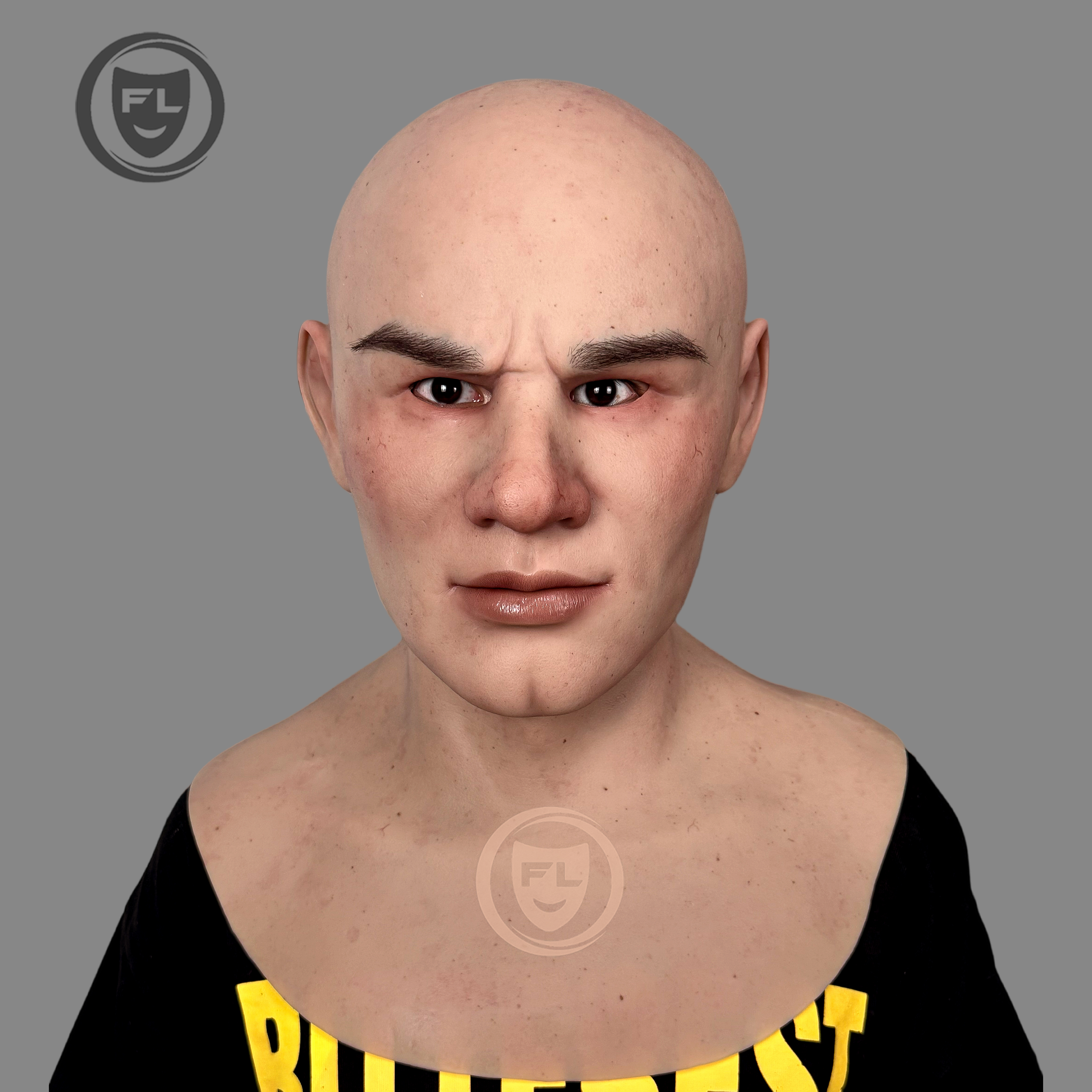 Hunter Ultra Realistic Silicone Mask | Full Head SFX Cosplay & Film Mask