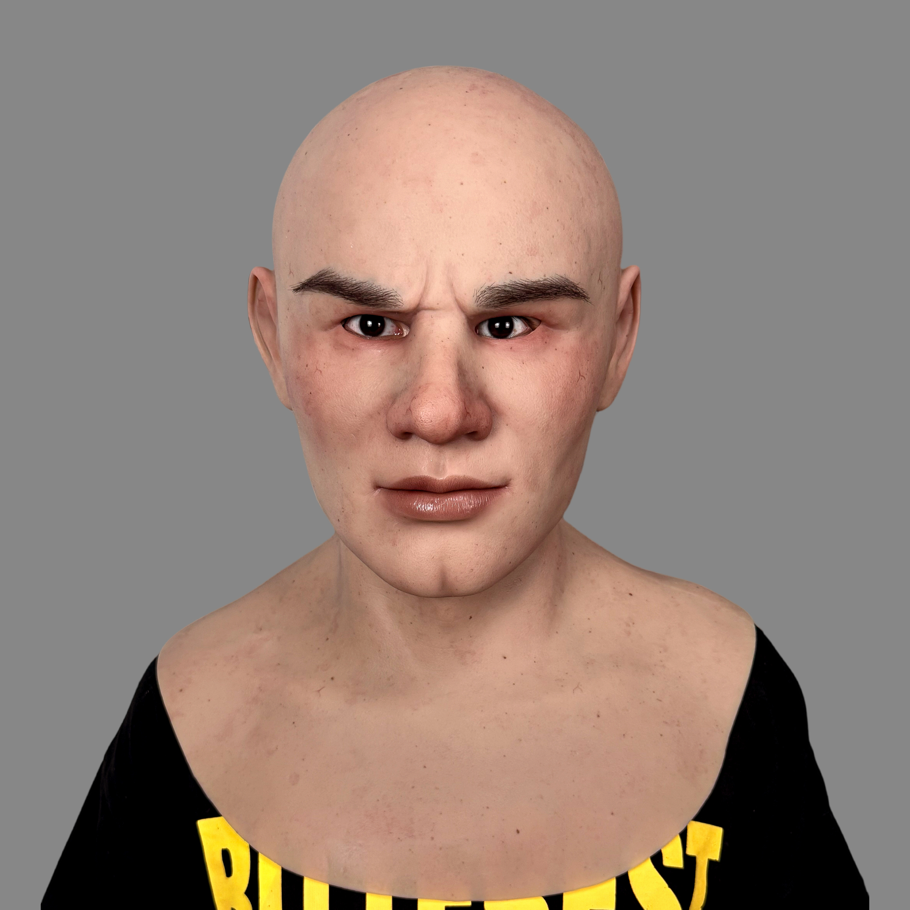 Hunter Hollywood SFX Silicone Mask - Ultra-Realistic Full Head Cover for Halloween/Cosplay/Film