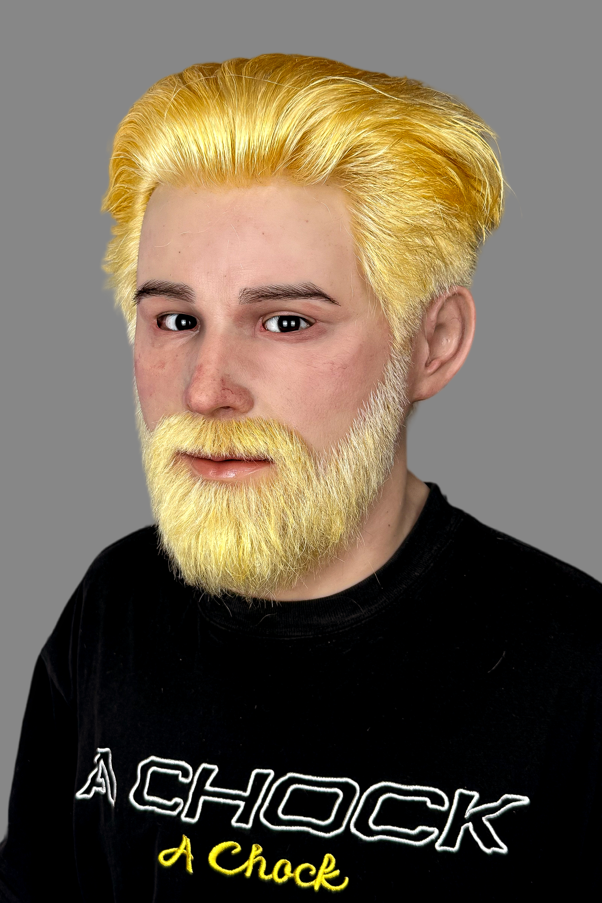 Sturgy Realistic Silicone Mask – Full Head Male Mask for Cosplay & Halloween