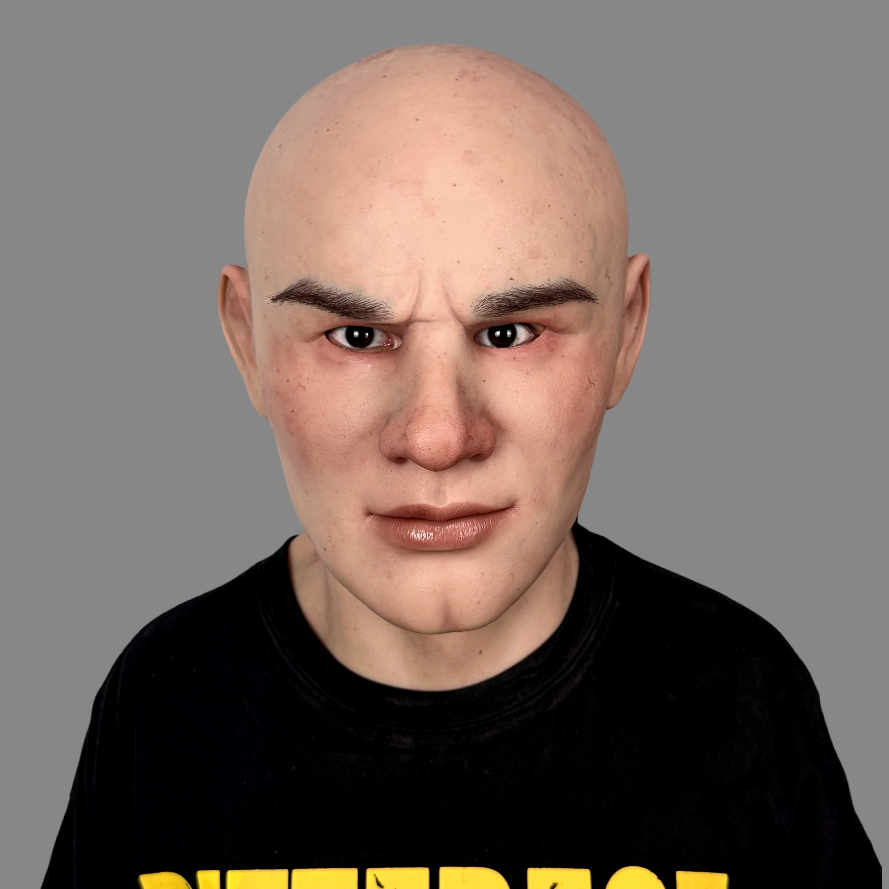 Hunter Hollywood SFX Silicone Mask - Ultra-Realistic Full Head Cover for Halloween/Cosplay/Film