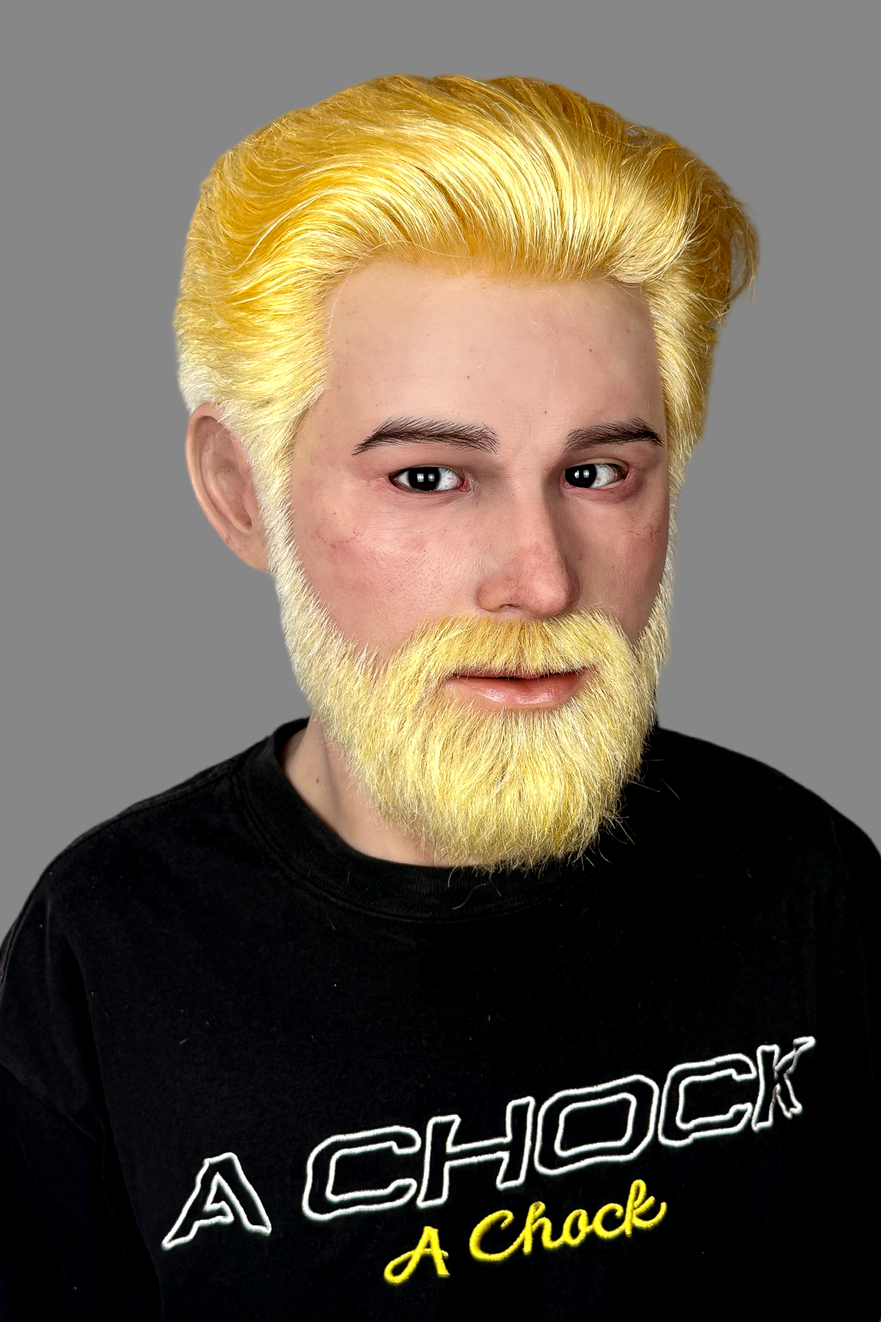 Sturgy Realistic Silicone Mask – Full Head Male Mask for Cosplay & Halloween