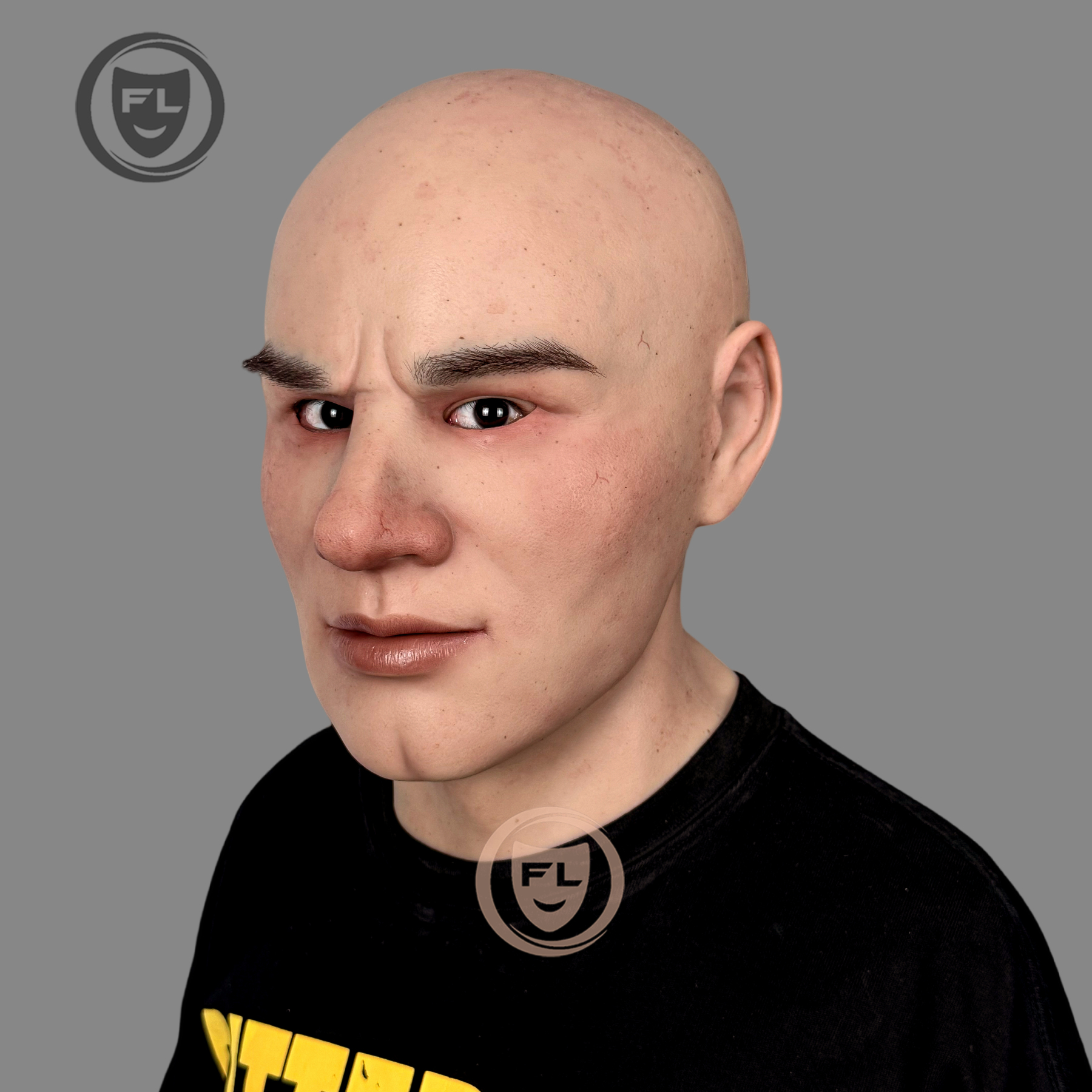 Hunter Ultra Realistic Silicone Mask | Full Head SFX Cosplay & Film Mask