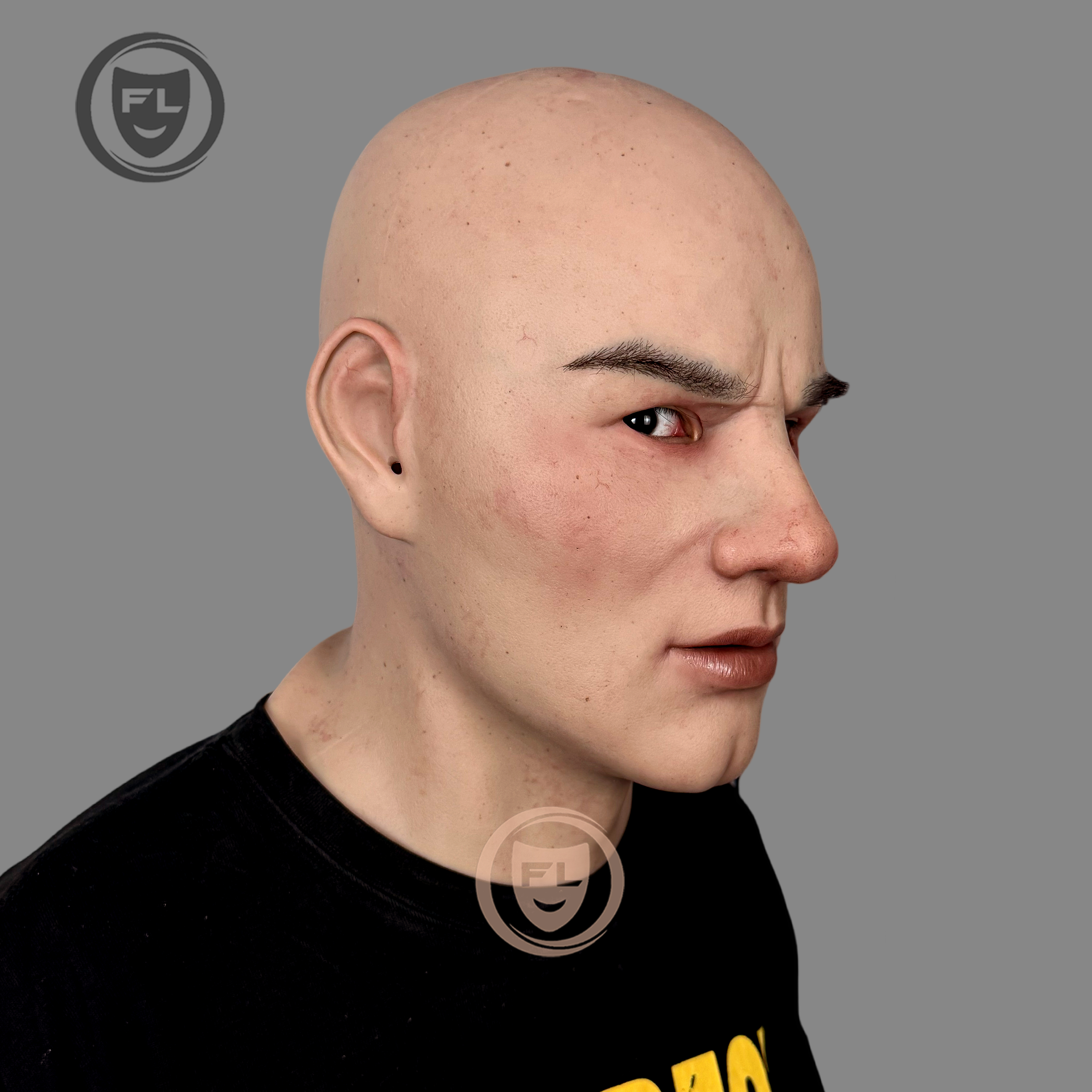 Hunter Ultra Realistic Silicone Mask | Full Head SFX Cosplay & Film Mask