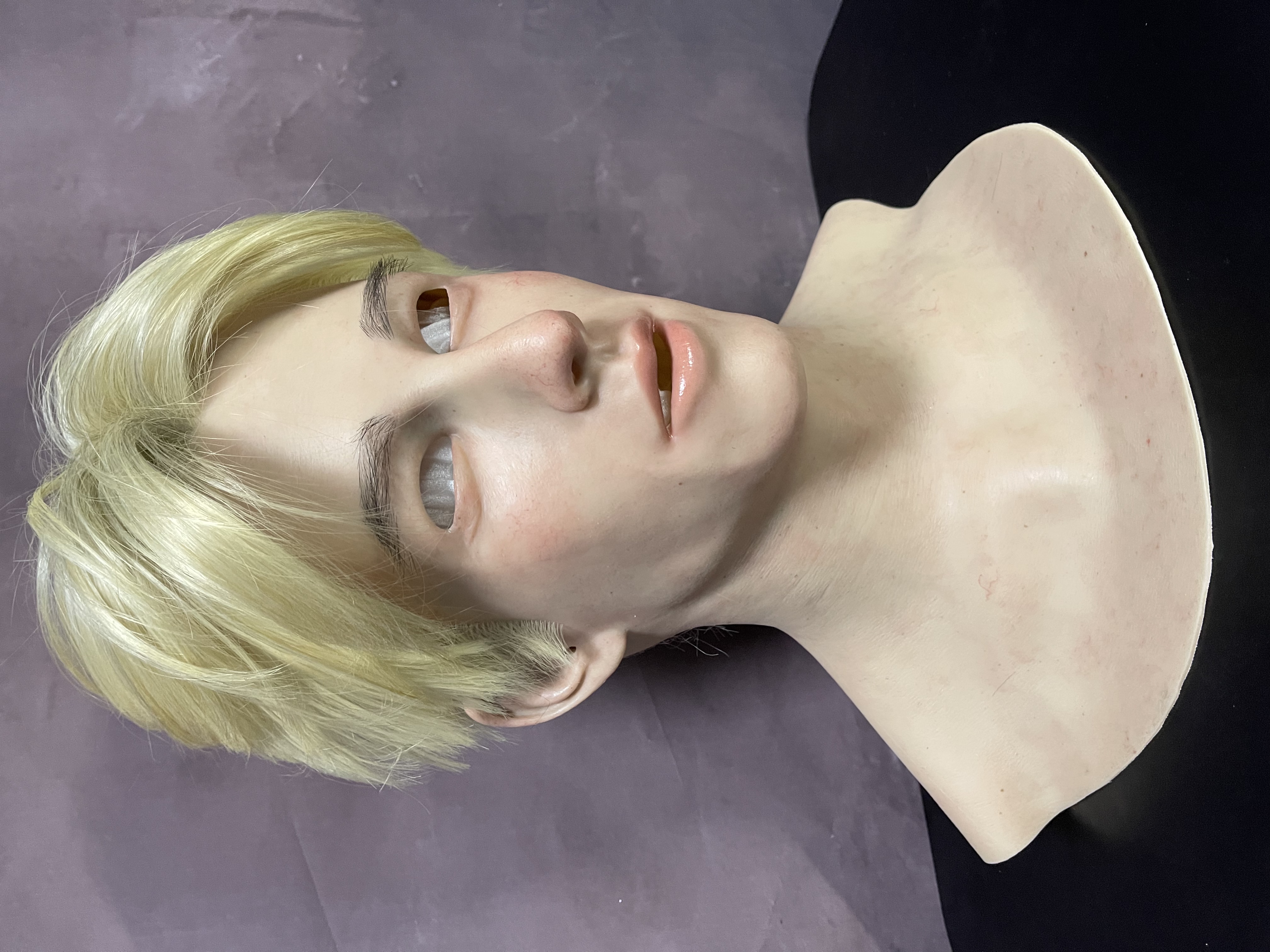 Handsome man silicone mask