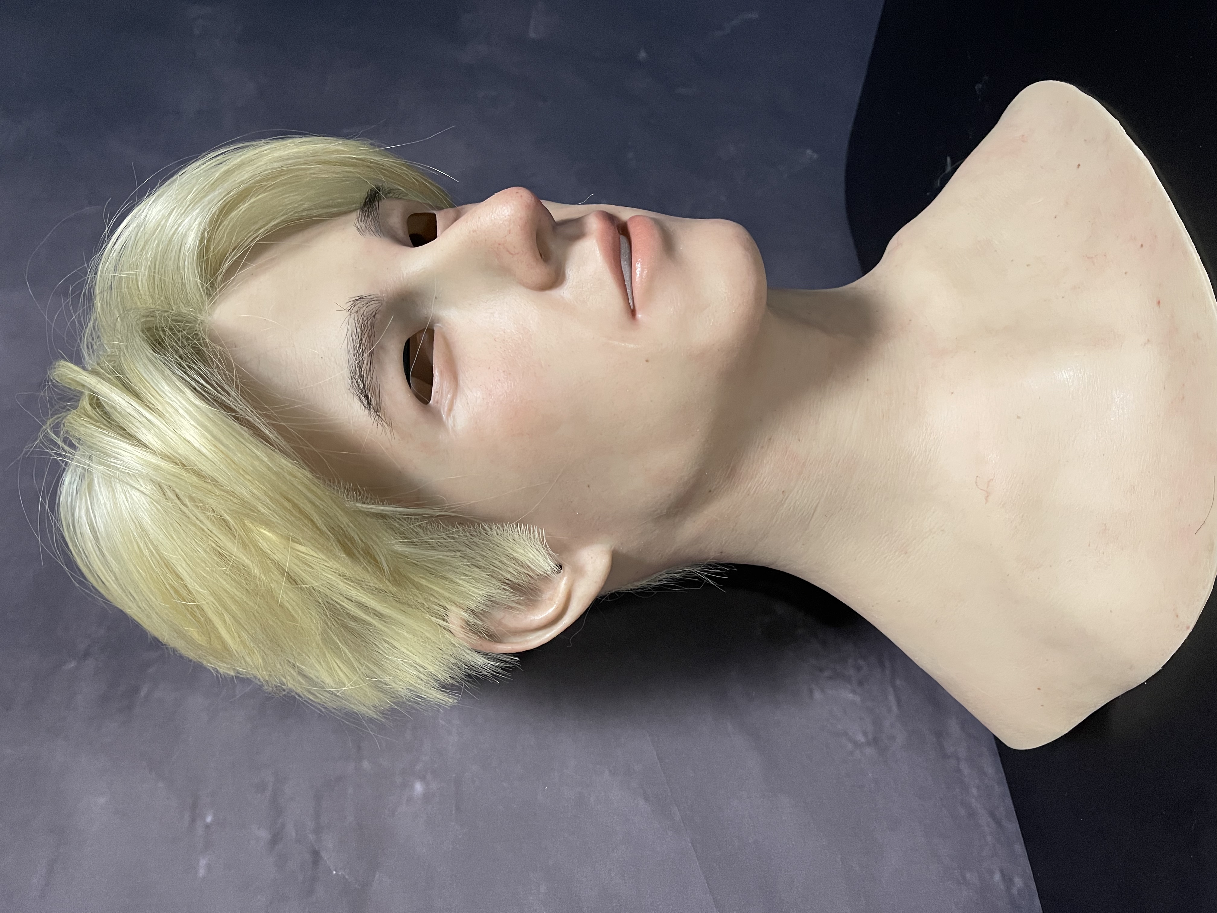 Handsome man silicone mask