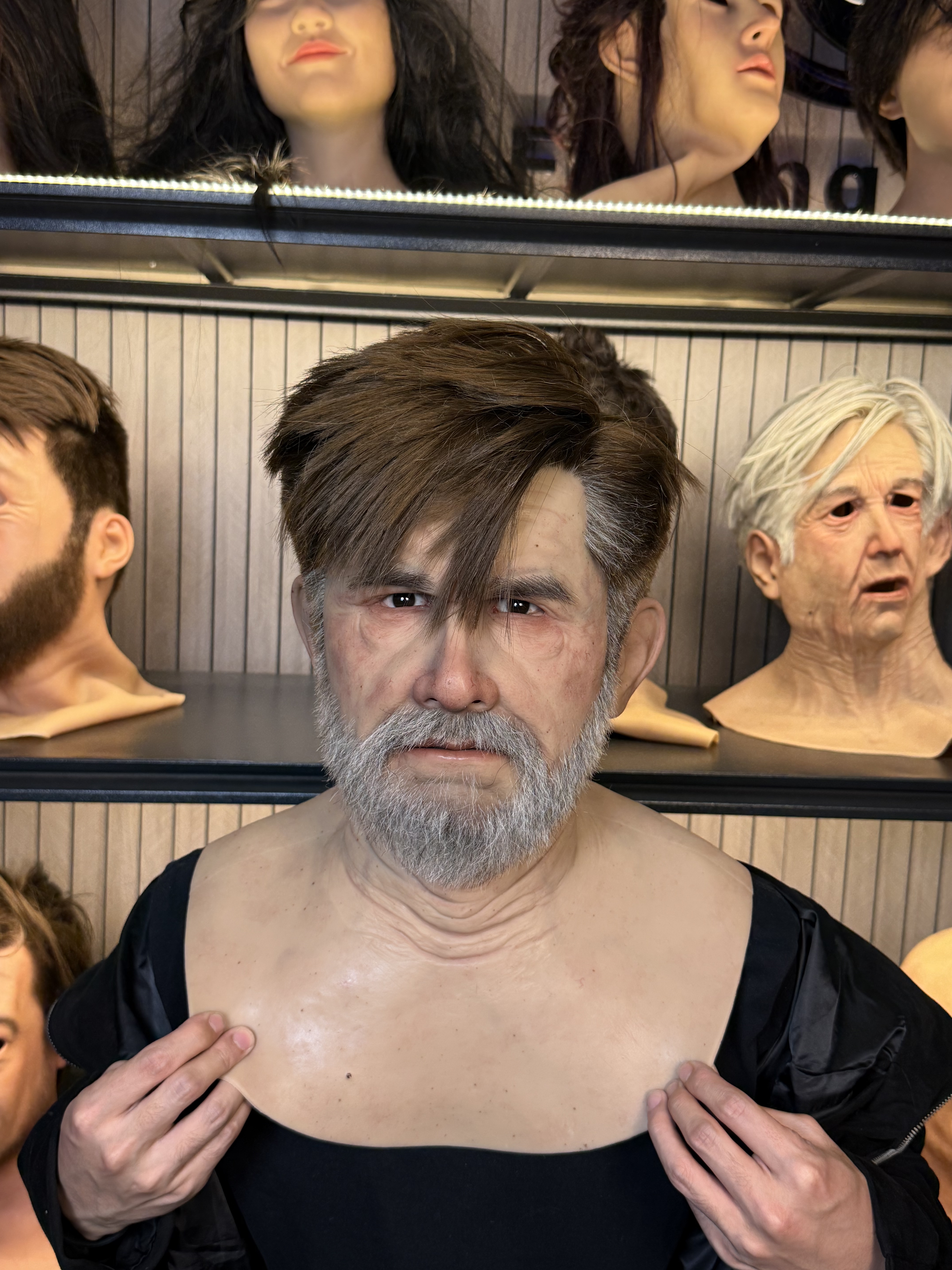 Hyper-Realistic Male Silicone Mask – Movie-Grade Full Face Mask for Cosplay, Film & Performance