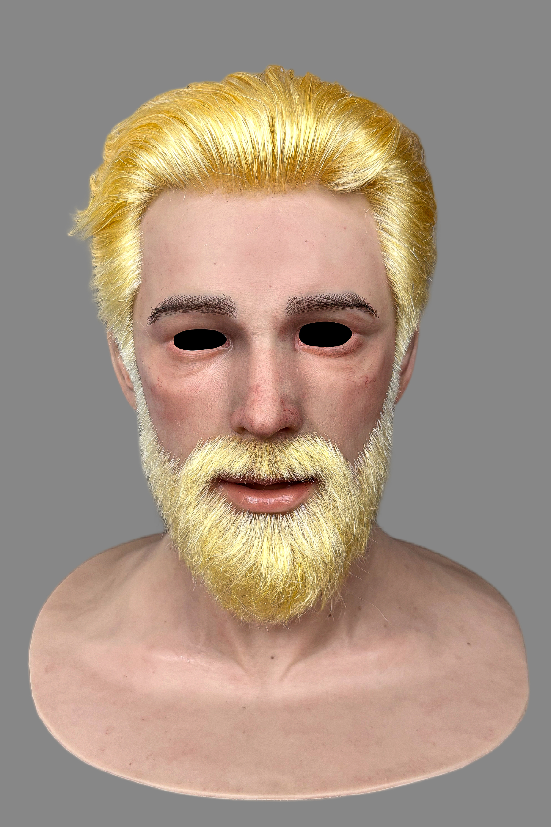 Sturgy Realistic Silicone Mask – Full Head Male Mask for Cosplay & Halloween