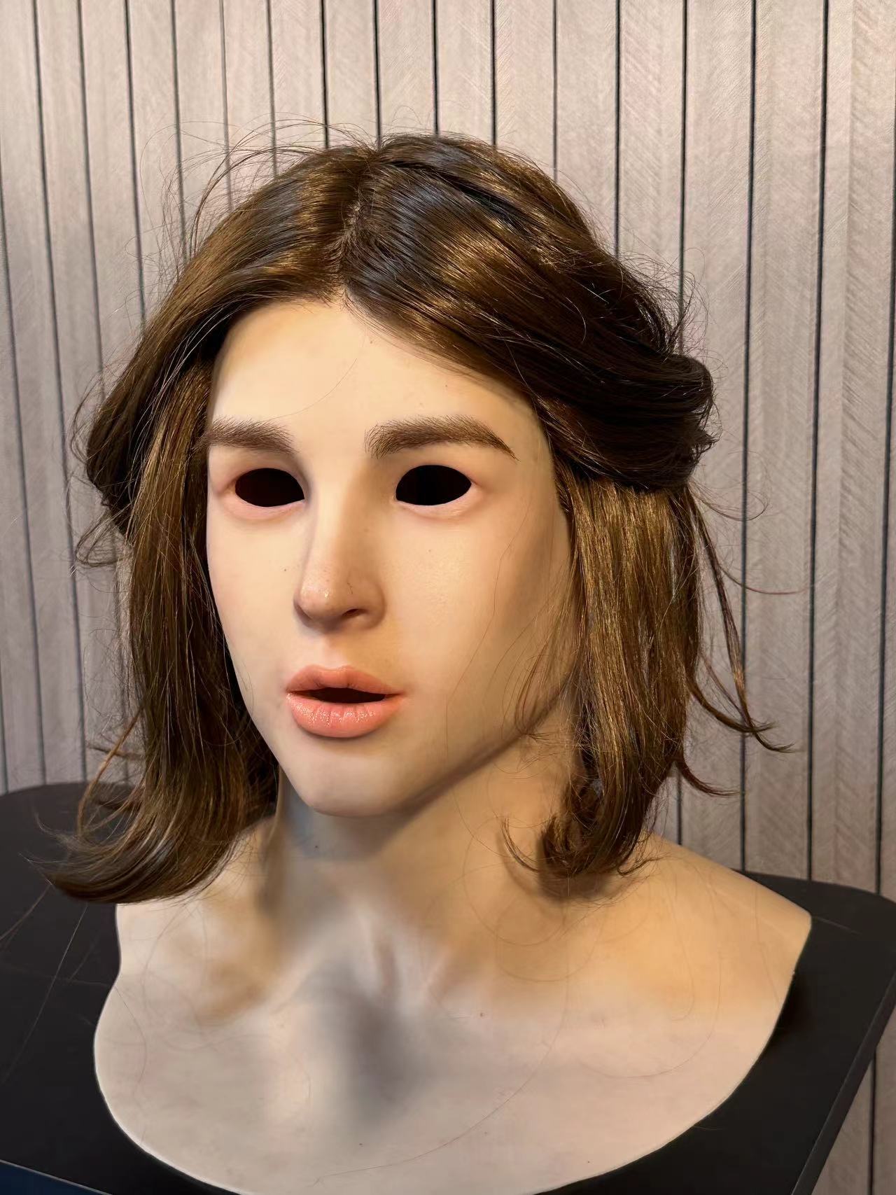 Beautiful woman with short hair