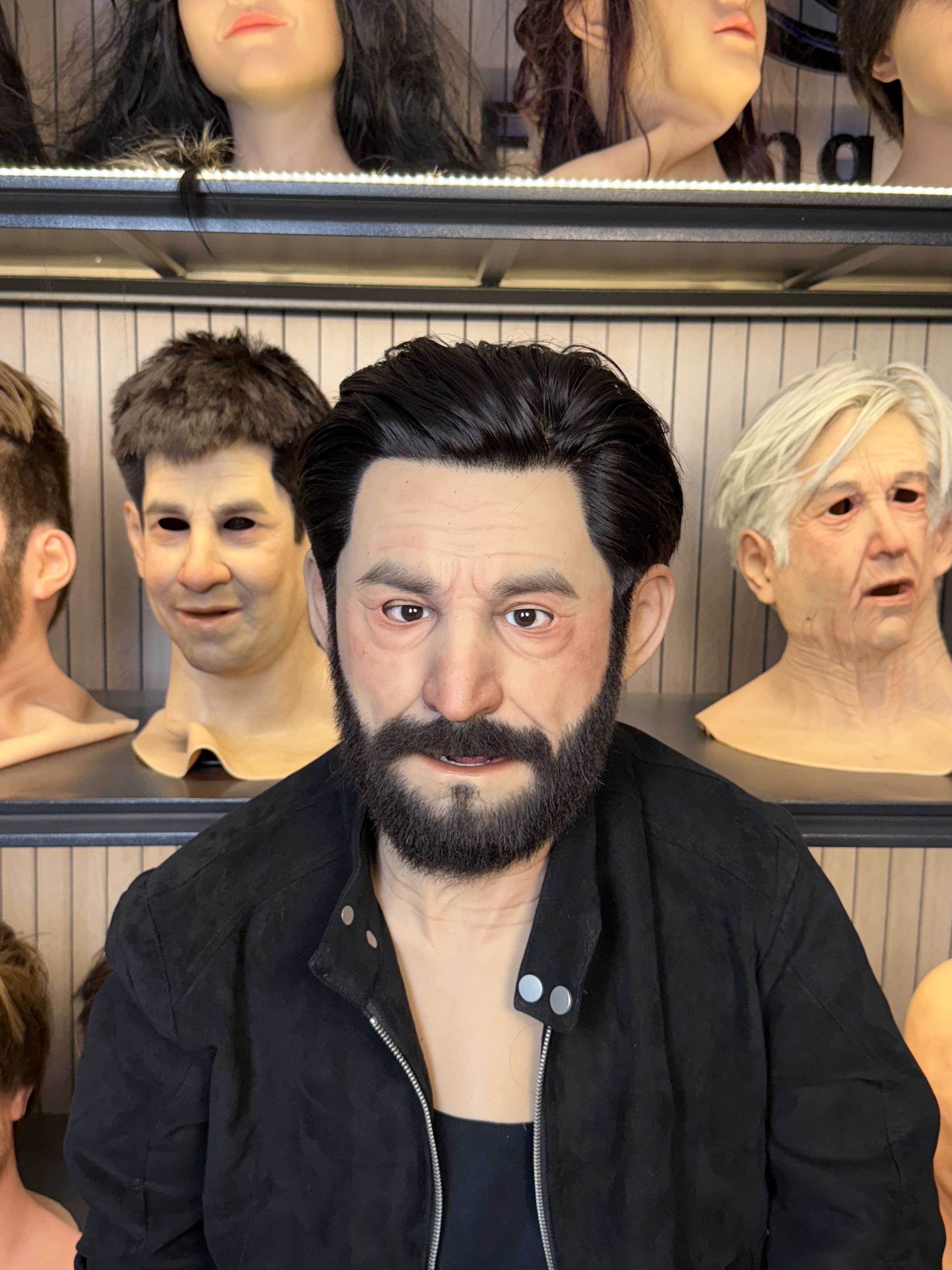 Babylon Silicone Mask with Beard for Cosplay & Halloween