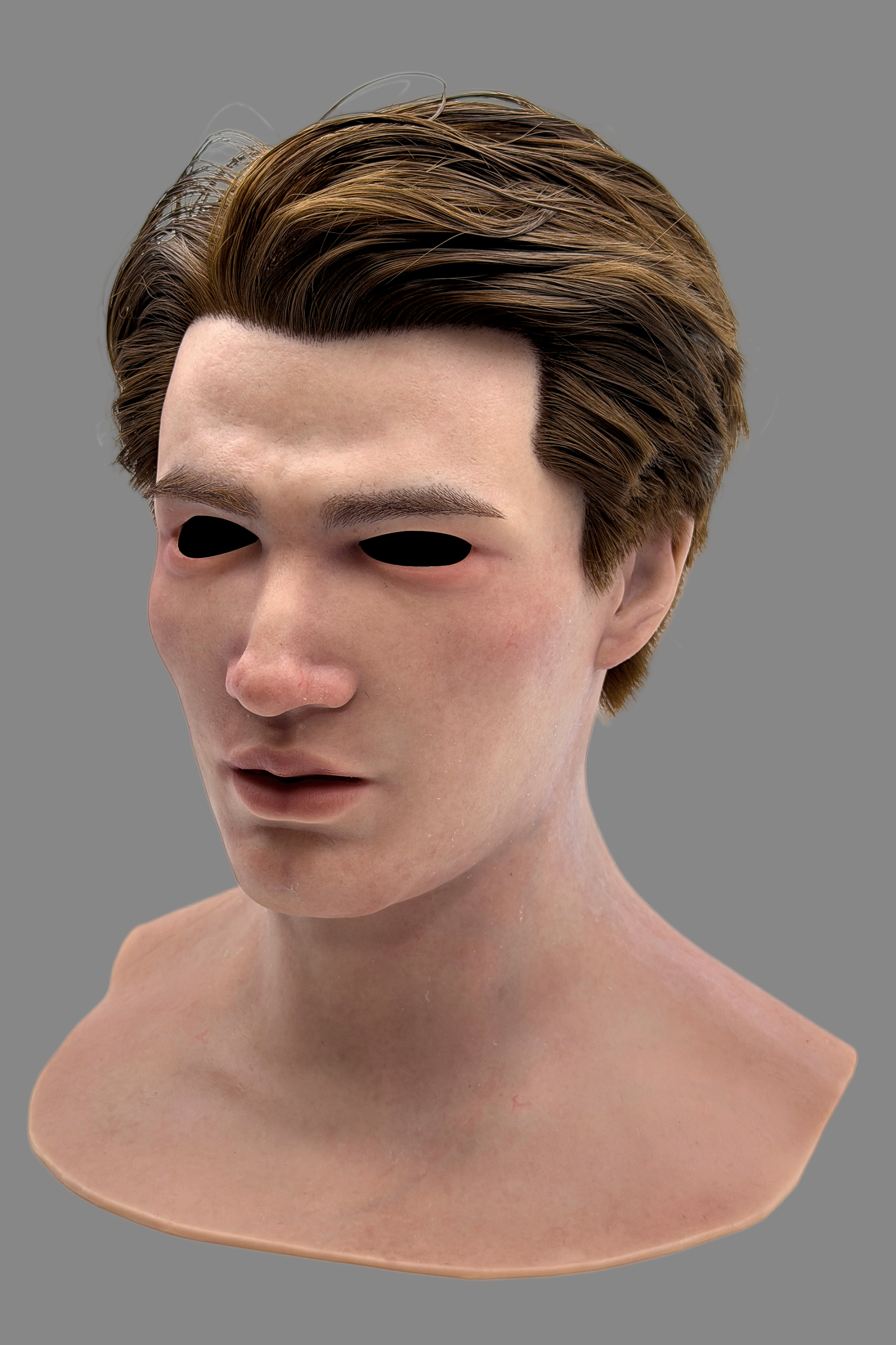 Ultra Realistic Silicone Mask Full Head – Movie Quality Cosplay Mask for Halloween, Film & Costume Events