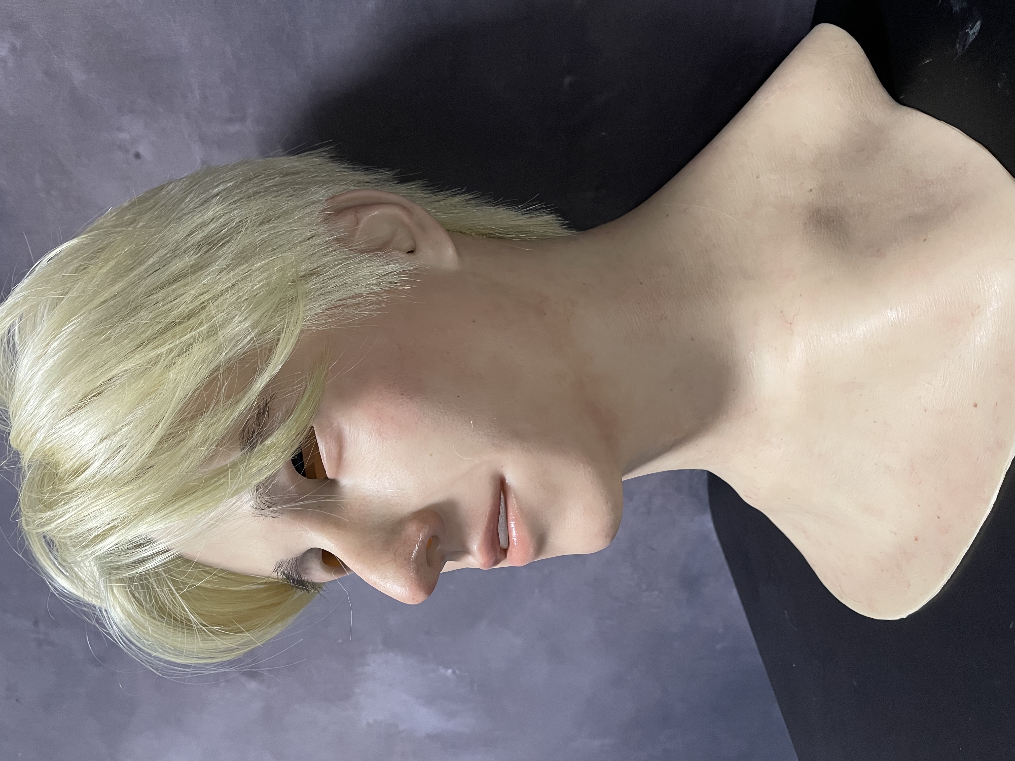 Handsome man silicone mask