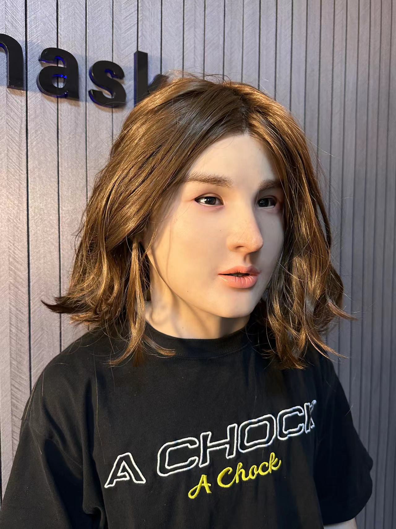 Beautiful woman with short hair