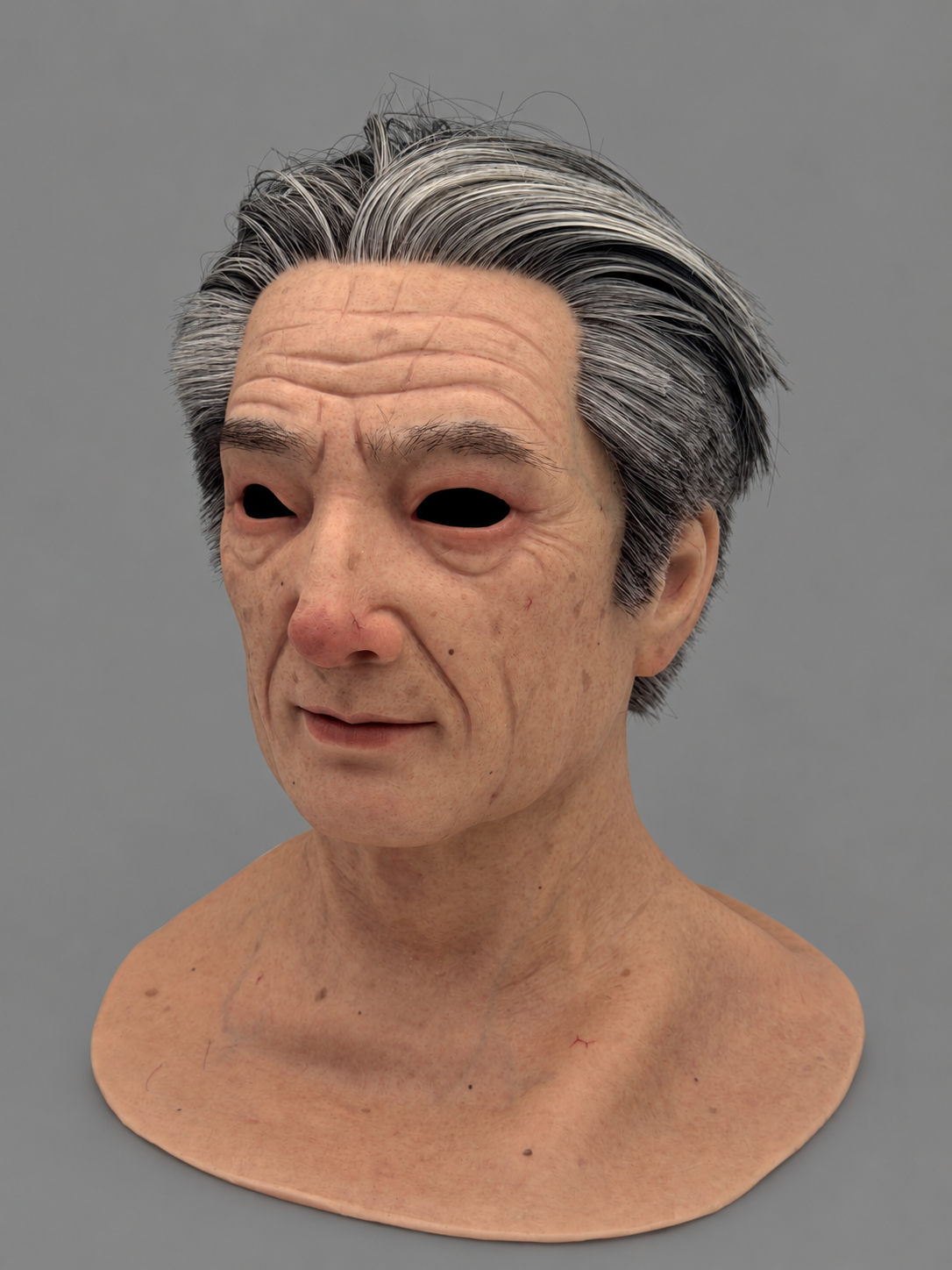 Textured Silicone Mask for Elderly Gentlemen