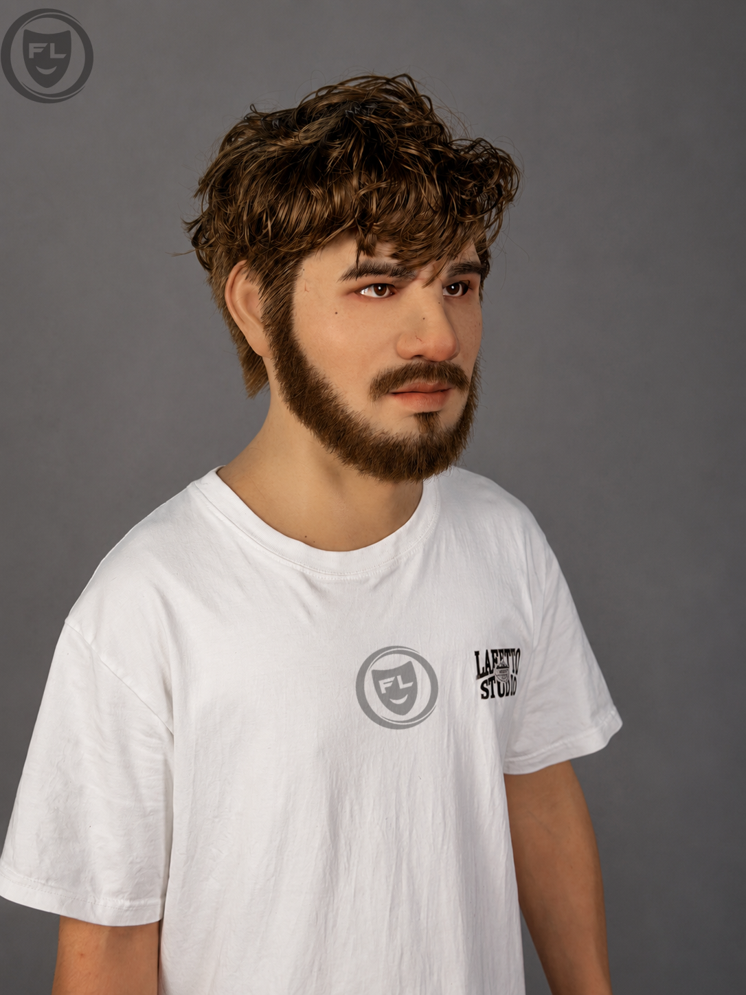 Matteo Realistic Male Silicone Mask with Hair & Beard
