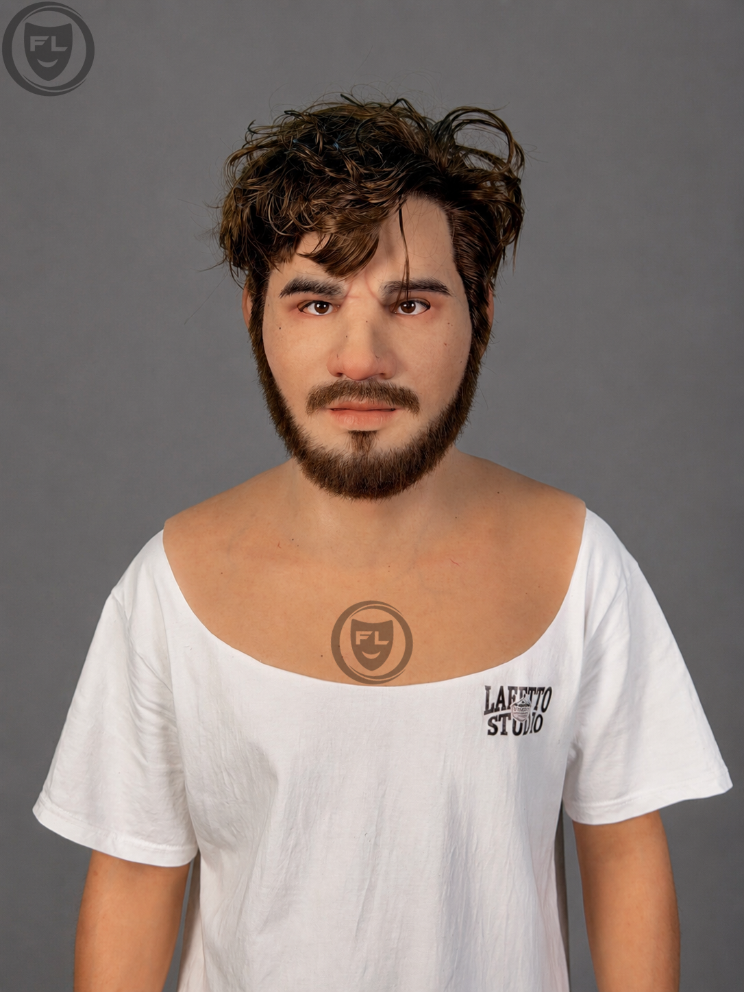 Matteo Realistic Male Silicone Mask with Hair & Beard
