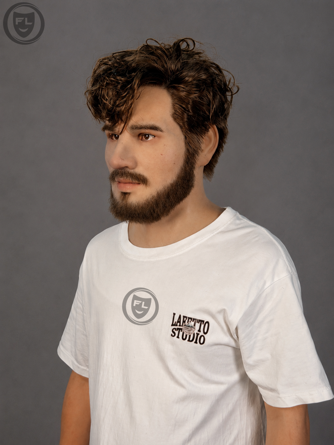 Matteo Realistic Male Silicone Mask with Hair & Beard