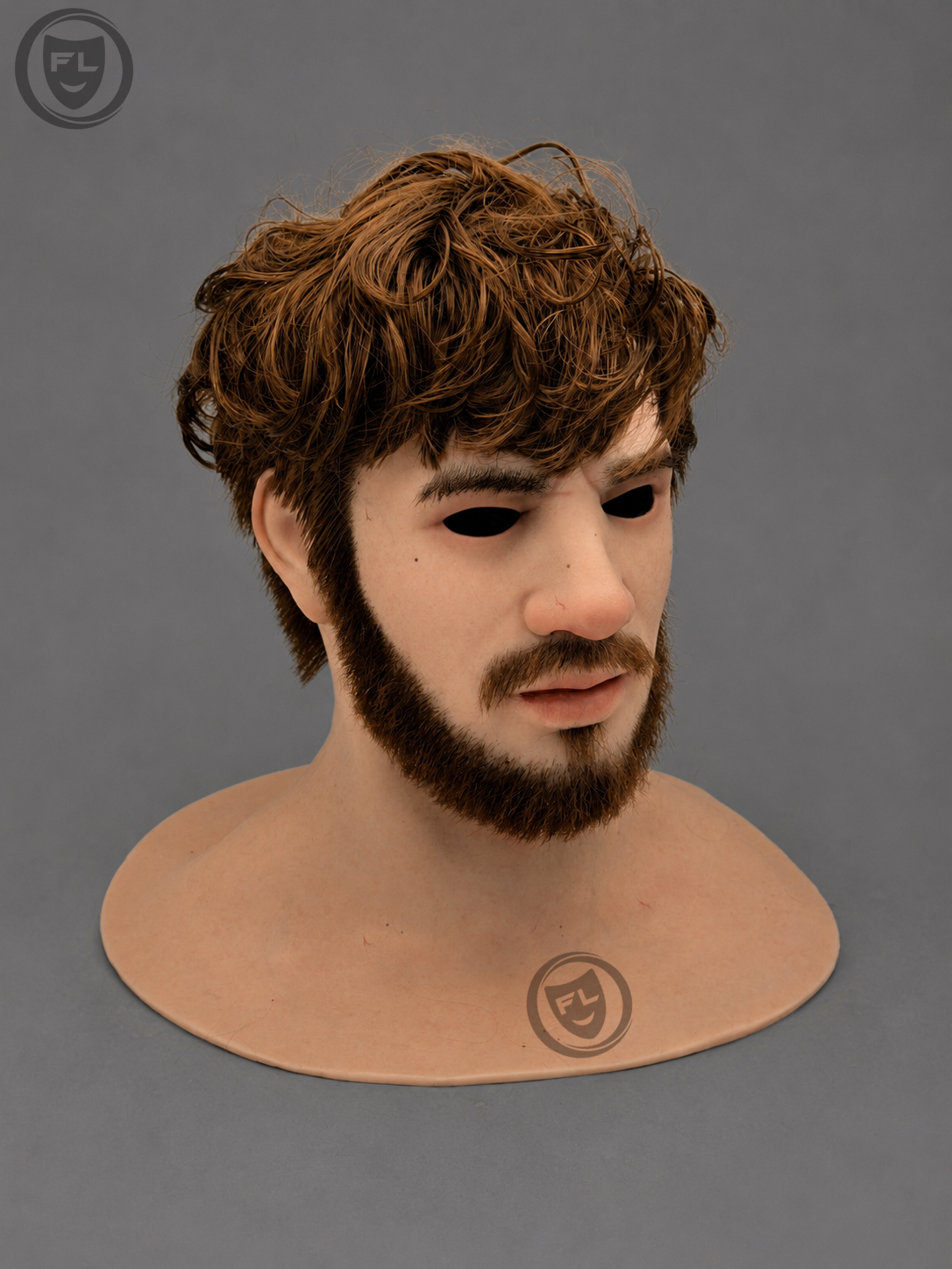 Matteo Realistic Male Silicone Mask with Hair & Beard