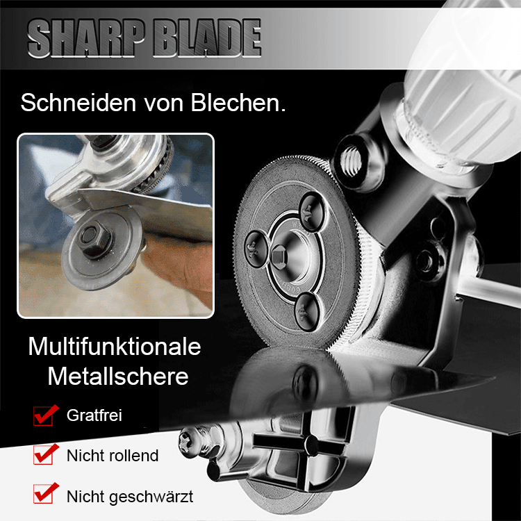 Tragbare und multifunktionale Metallschere