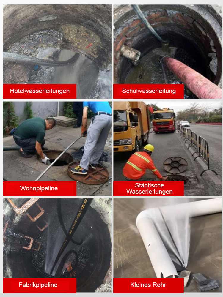 【Blitzsaubere Rohre】 „Wasser-Ratte“ Hochdruck-Rohreinigungs-Set! ✈️Der starke Rückstrahl-Effekt treibt die Düse tief in das Abflussrohr – wie eine Ratte frisst sie sich durch hartnäckiges Fett und Ablagerungen🌟