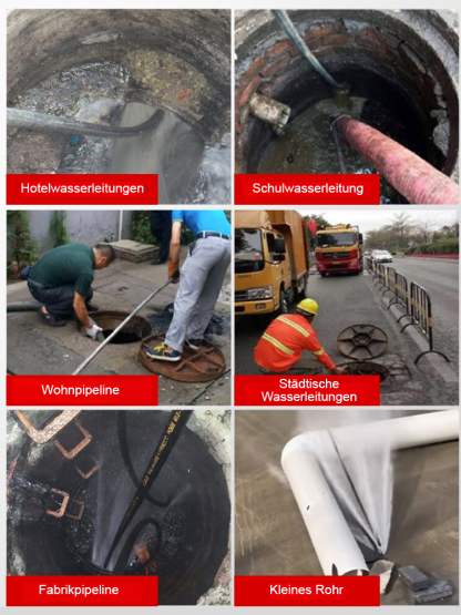 【Blitzsaubere Rohre】 „Wasser-Ratte“ Hochdruck-Rohreinigungs-Set! ✈️Der starke Rückstrahl-Effekt treibt die Düse tief in das Abflussrohr – wie eine Ratte frisst sie sich durch hartnäckiges Fett und Ablagerungen🌟