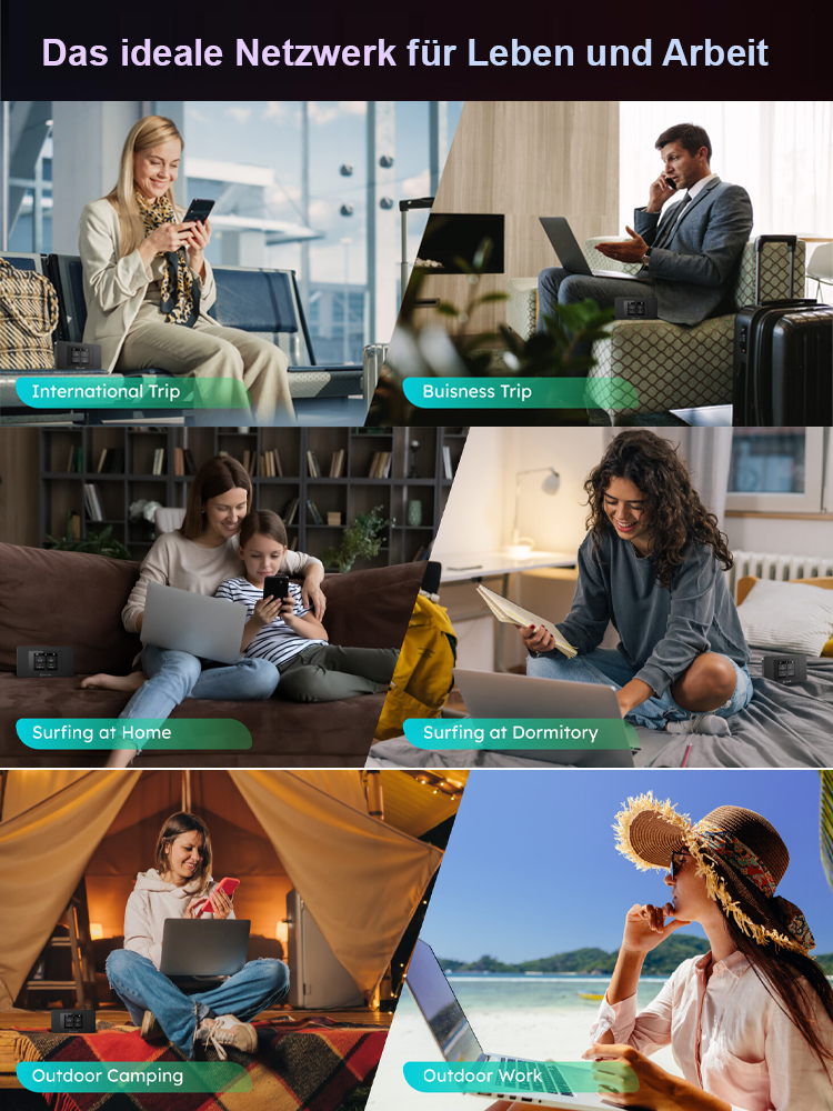 【Sofort einsatzbereit】Highspeed-5G-WLAN ohne Limits!🚀