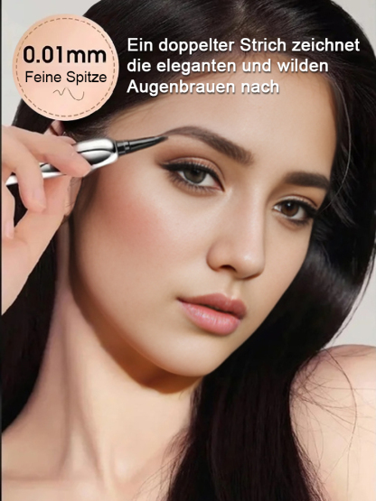 Empfohlen von international renommierten Make-up-Artisten! ✨Die präzise gegabelte Spitze zeichnet jedes Härchen so fein nach, als wäre es echt – für einen professionellen und natürlichen Look wie vom Stylisten!💥