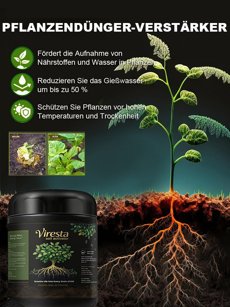 Deutschlands erste Formel zur Pflanzenzell-Regeneration! 🌿In 2 Wochen verdoppelt sich die sichtbare Blattmenge – für einen lückenlosen Dschungel-Effekt! Aufgrund der enormen Nachfrage: Abgabe nur 3 Stück pro Person!🔥