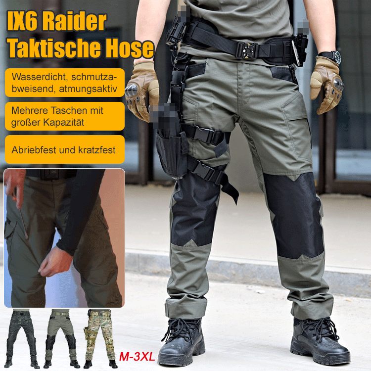 Wasserdichte und verschleißfeste IX6 Raider Herren-Taktikhose, Erhöht den Komfort um das 5-fache im Vergleich zu herkömmlichen Modellen!💥