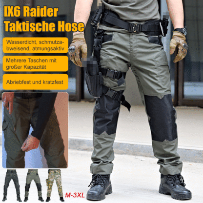 Wasserdichte und verschleißfeste IX6 Raider Herren-Taktikhose, Erhöht den Komfort um das 5-fache im Vergleich zu herkömmlichen Modellen!💥