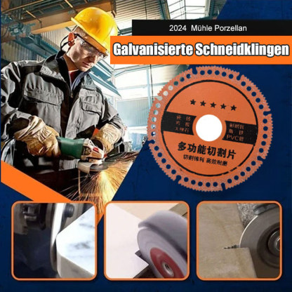 💫【20 Jahre Garantie】Industriequalität scharfe und verschleißfeste multifunktionale Trennscheiben, 👍Ersetzt 100 normale Scheiben! Schneidet Metall, Fliesen & Holz wie Butter!💢
