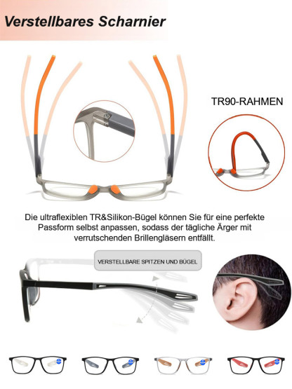 Präzision für Ihre Augen: Deutsche Optik-Technologie trifft auf ergonomisches Design!👓Premium-Qualität zum Bruchteil des Preises beim Optiker. Nur für kurze Zeit!⭐