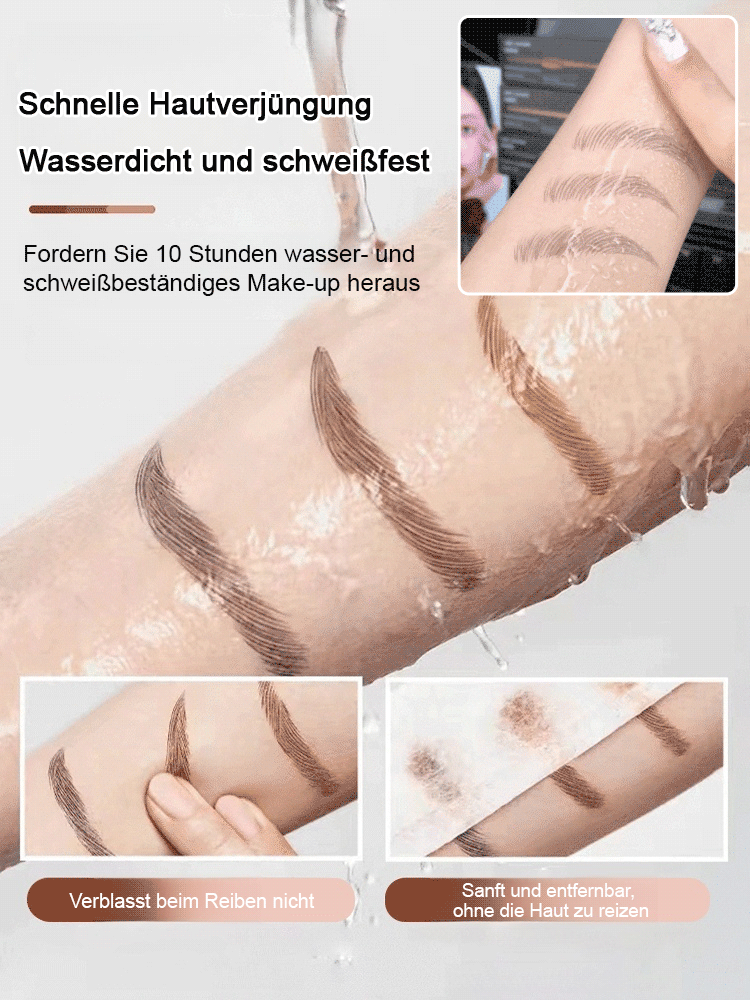 Empfohlen von international renommierten Make-up-Artisten! ✨Die präzise gegabelte Spitze zeichnet jedes Härchen so fein nach, als wäre es echt – für einen professionellen und natürlichen Look wie vom Stylisten!💥