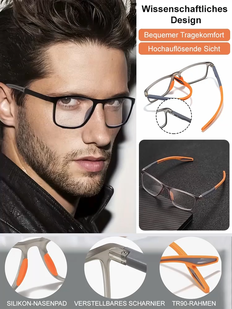 Präzision für Ihre Augen: Deutsche Optik-Technologie trifft auf ergonomisches Design!👓Premium-Qualität zum Bruchteil des Preises beim Optiker. Nur für kurze Zeit!⭐