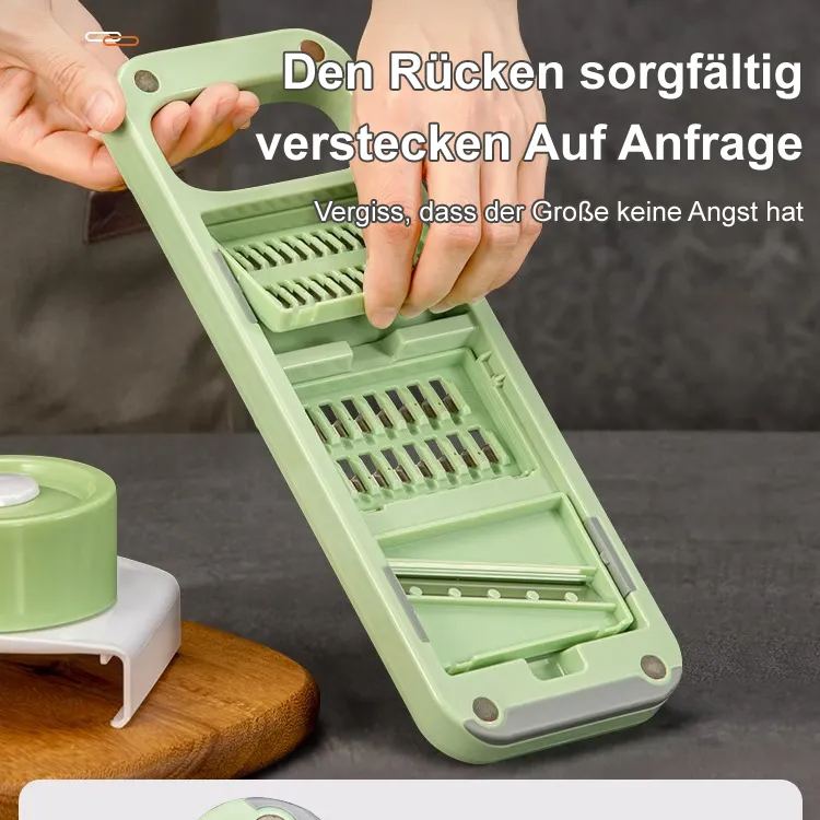 (5 Sekunden zum Zerkleinern) Multifunktionaler Gemüseschredder