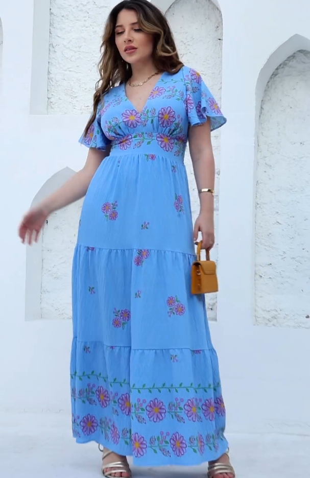 Callistari ruffle dress-CALLISTARI