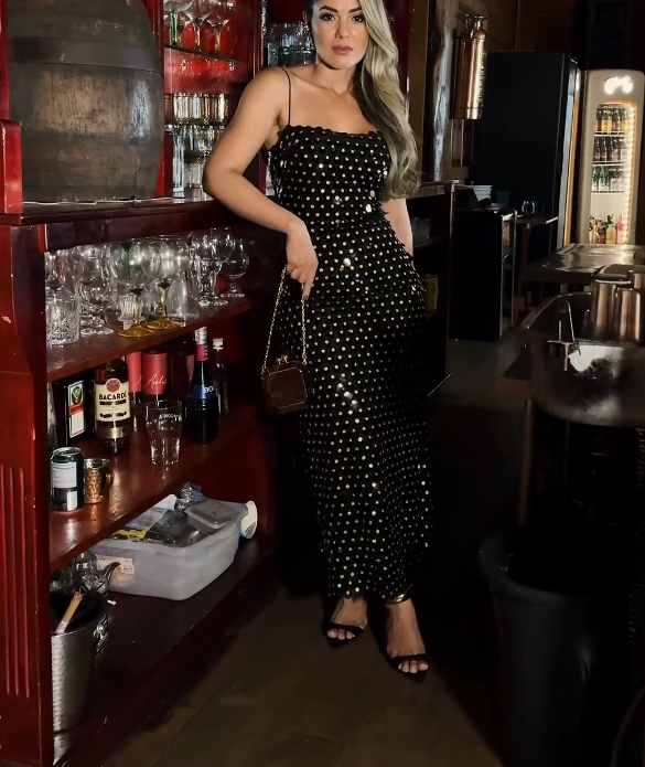 Callistari two-tone scale dress-CALLISTARI