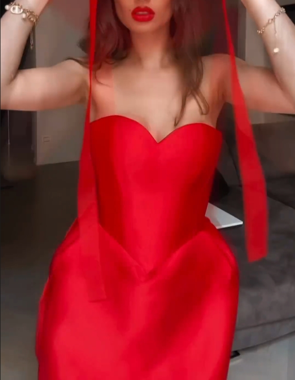 Callistari Red Dress-CALLISTARI