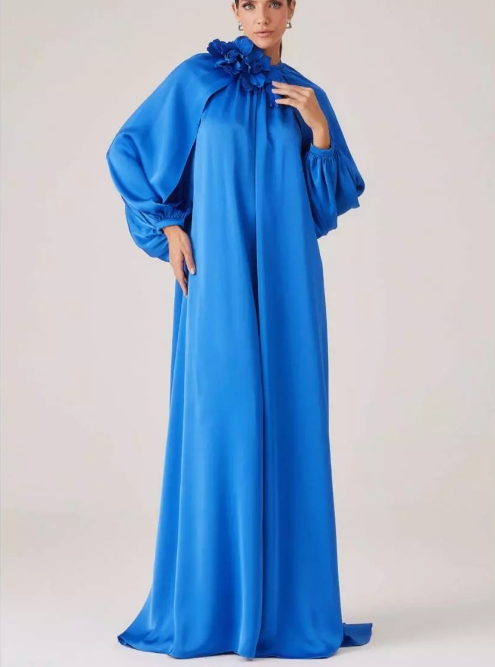 Callistari Solid Color Maxi Dress-CALLISTARI