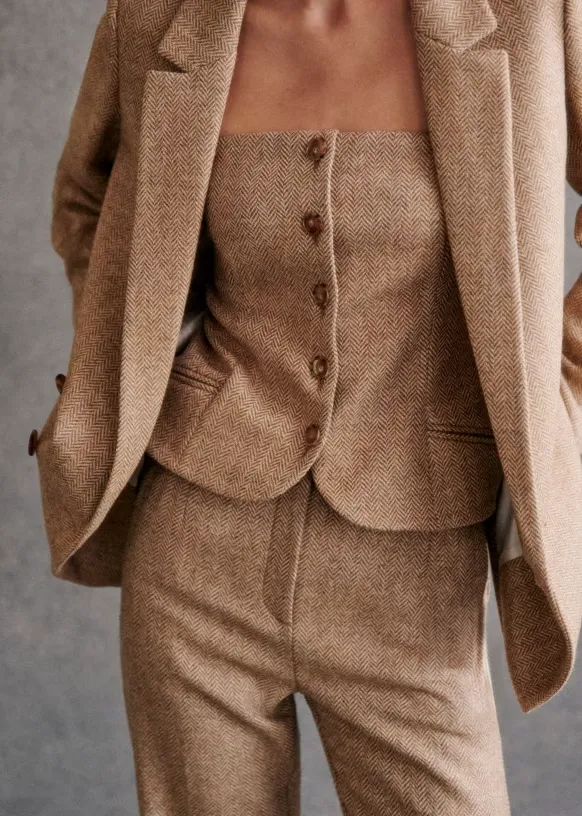 Designer three piece suit