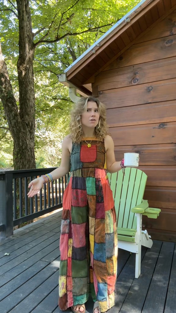 Contrast Linen Jumpsuit