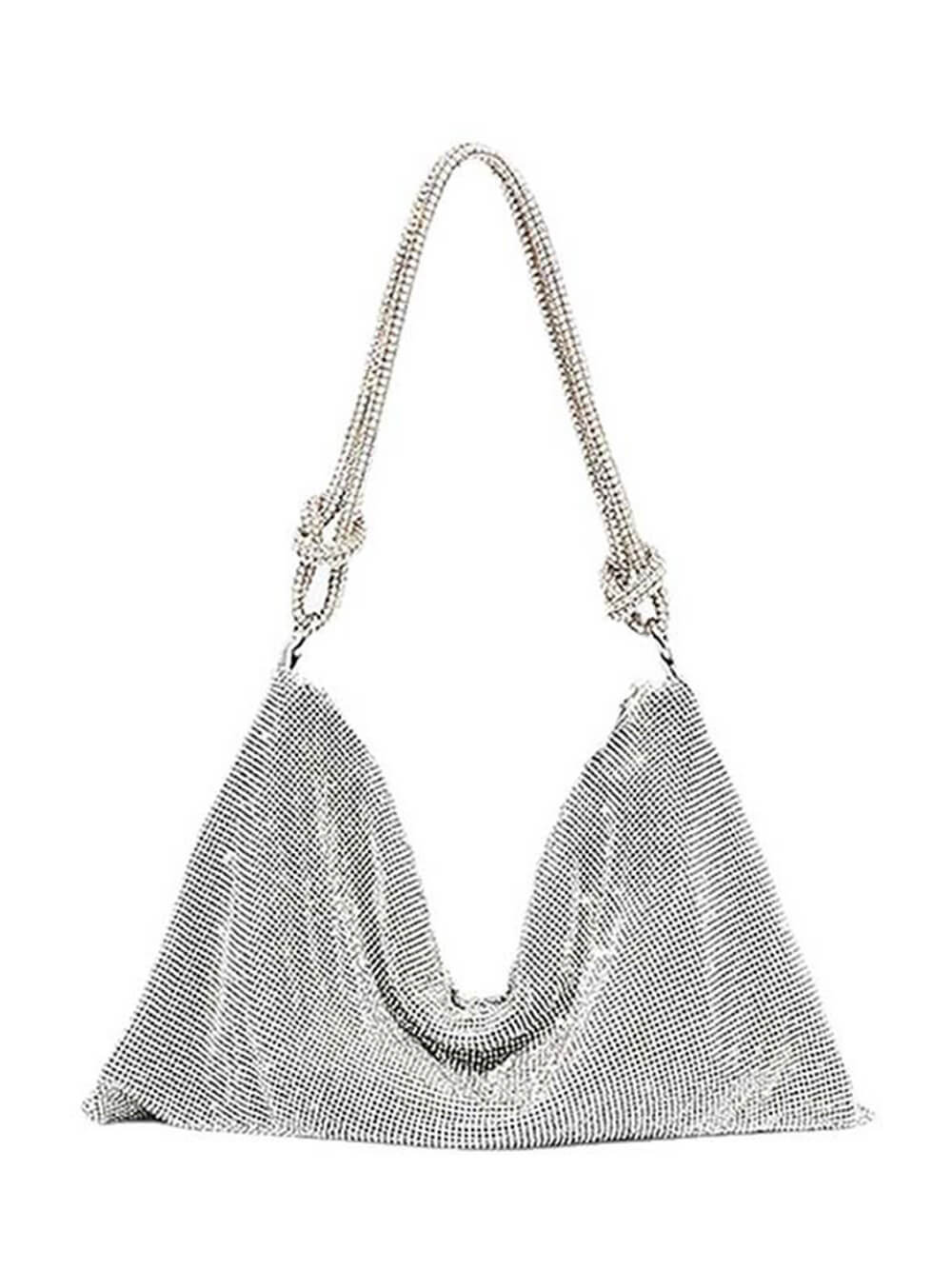 Square Rhinestone Underarm Bag-CALLISTARI