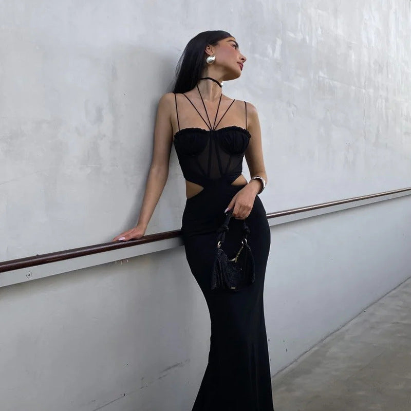 Kaira Corset Cutout Maxi Dress-CALLISTARI