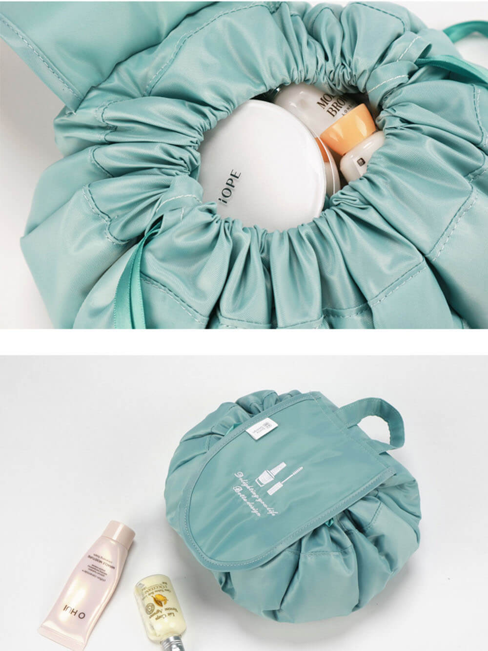 Drawstring Top Multifunctional Makeup Bag-CALLISTARI