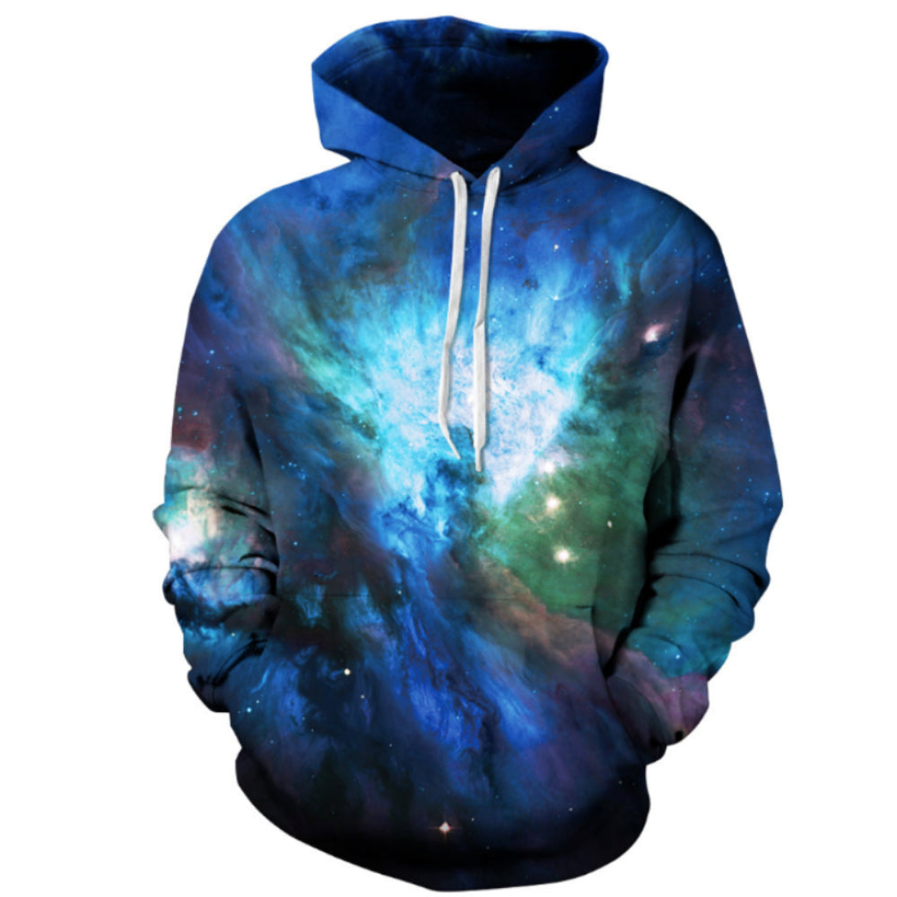 Deep Dark Galaxy Printed 3D Hoodie-CALLISTARI