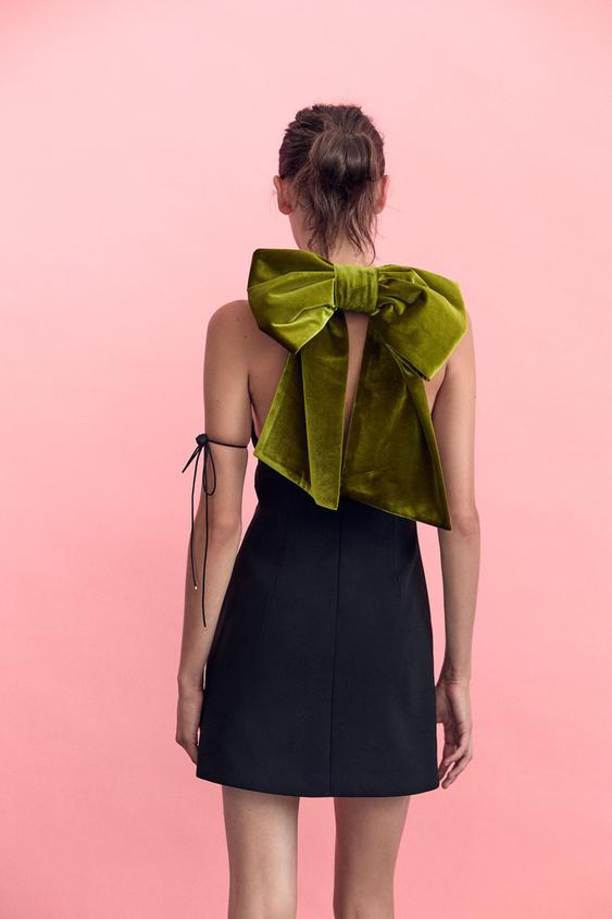 Velvet Bow Maxi Dress